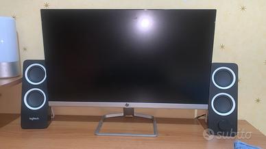 Monitor HP 24f & Casse Logitech