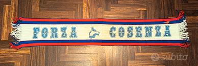 Sciarpa vintage "FORZA COSENZA"  anni 1982-1985