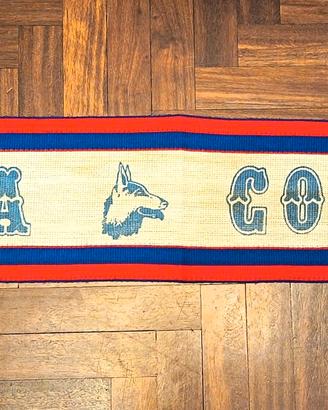 Sciarpa vintage "FORZA COSENZA"  anni 1982-1985