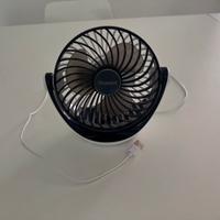 ventilatore da tavolo con alimentazione USB