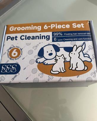 Kit toelettatura  cani e gatti 7 pezzi