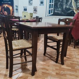 tavoli e sedie per ristorazione