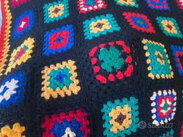 Copriletto fatto a mano in pura lana