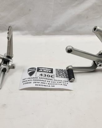 SET PEDANE ANTERIORI ORIGINALI PILOTA PER DUCATI P