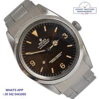 ROLEX Explorer 1016 glossy brown gilt galvanic