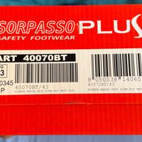 Scarpe antinfortunistiche nuove taglia 43