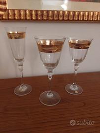 Bicchieri in oro zecchino