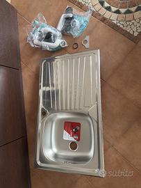 Lavello cucina in acciaio NUOVO