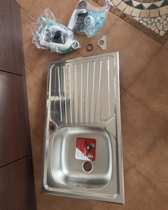 Lavello cucina in acciaio NUOVO