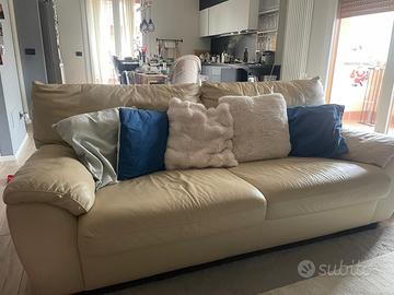 Divano letto in pelle 2 metri