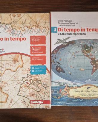 Libri di storia "Di tempo in tempo", volume 2 e 3