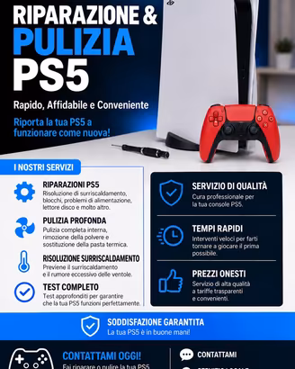 Riparazione e Pulizia PS5 | HDMI e Guasti