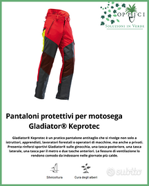 PANTALONI ANTITAGLIO PFANNER GLADIATOR KEPROTEC