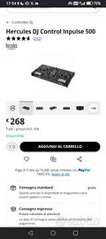 consolle hercules dj impulse 500
