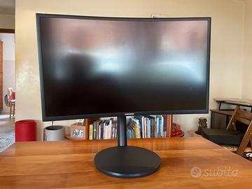 Monitor Samsung + alimentatore e adattatore
