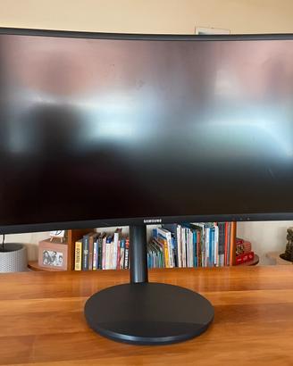Monitor Samsung + alimentatore e adattatore