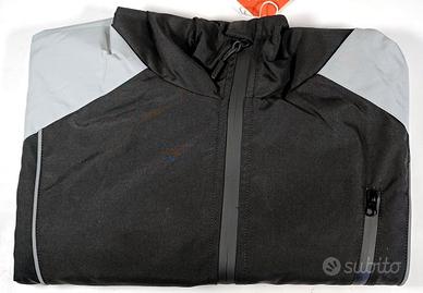 Giacca Impermeabile Leggera Cappuccio Cerniera L