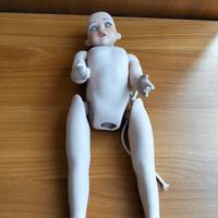 Bambola in porcellana bisquit da assemblare 