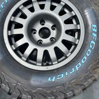 5 Cerchi r 16 + bfgoodrich all terrain 245/75 16