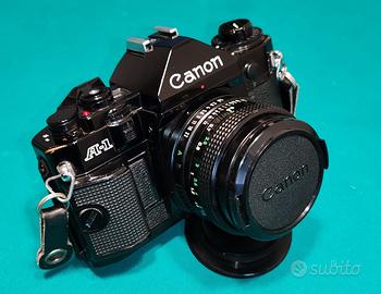 Canon A-1 + Flash + Zoom 70-150mm + 28mm + 50mm