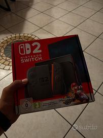 Nintendo Switch 2 Nera Mai attivata con Mario kart