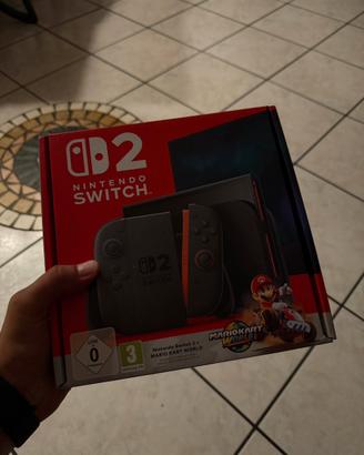 Nintendo Switch 2 Nera Mai attivata con Mario kart
