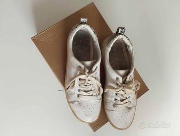 Scarpe sneakers Bershka bianche platfotm N° 39