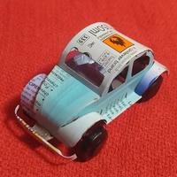 macchinina africana realizzata in latta 