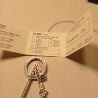 Collana Tuum pendente grande Angelo con diamanti