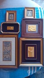 dipinti e stampe a rilievo 