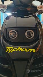 faro led Gilera piaggio typhoon 50 125 Angel eyes