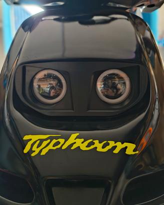 faro led Gilera piaggio typhoon 50 125 Angel eyes