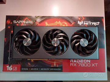 Scheda Video RX 7800 XT 16gb Nitro+