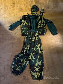 Costume militare 8-10 anni