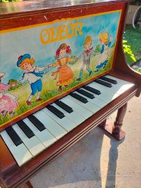  Piao Giocattolo Vintage ODEON Anni 70 Legno Funz.