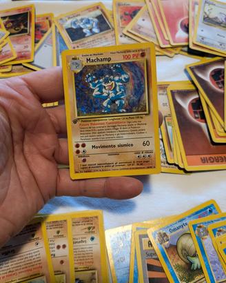 Carte Pokemon set base prima edizione