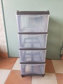 Cassettiera in plastica