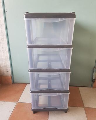 Cassettiera in plastica