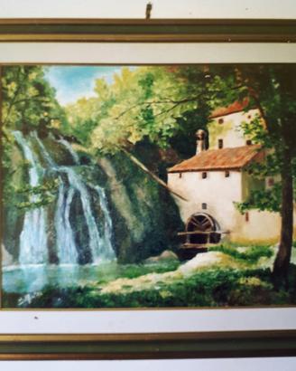 Quadro dipinto a mano olio su tela