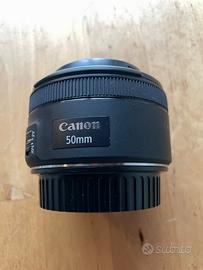 Canon EF 50mm f/1.8 STM  con tappi
