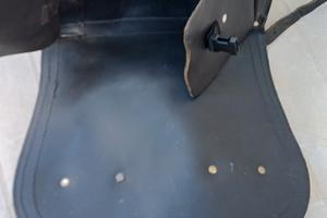 borsa pelle più telaio