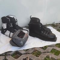 scarponi in pelle per sci telemark n°piede 42