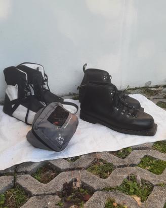 scarponi in pelle per sci telemark n°piede 42