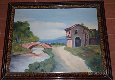 Dipinto Anselmo Lorenzini anno 1946