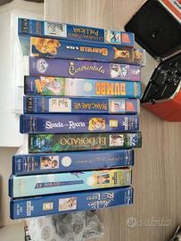 10 VHS cartoni animati Walt disney 