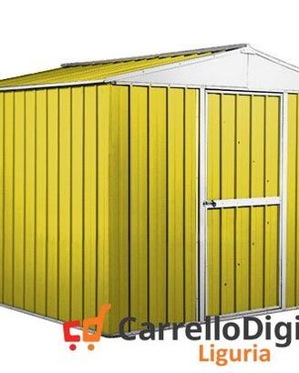Box deposito porta attrezzi lamiera 276x260 giallo