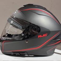 HJC CASCO C71 QUEZ MC1SF GRIGIO/NERO/ROSSO