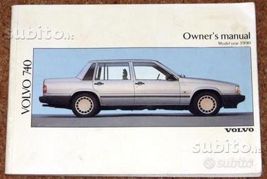 Libretto uso e manutenzione Volvo 740 Restyling