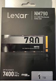 Lexar NM790 1TB NVMe M.2 2280 PS5 Nuovo- Sigillato