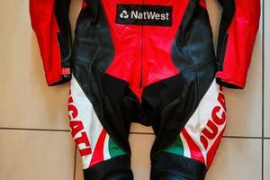 TUTA PELLE DAINESE CARL FOGARTY FOGGY DUCATI 916